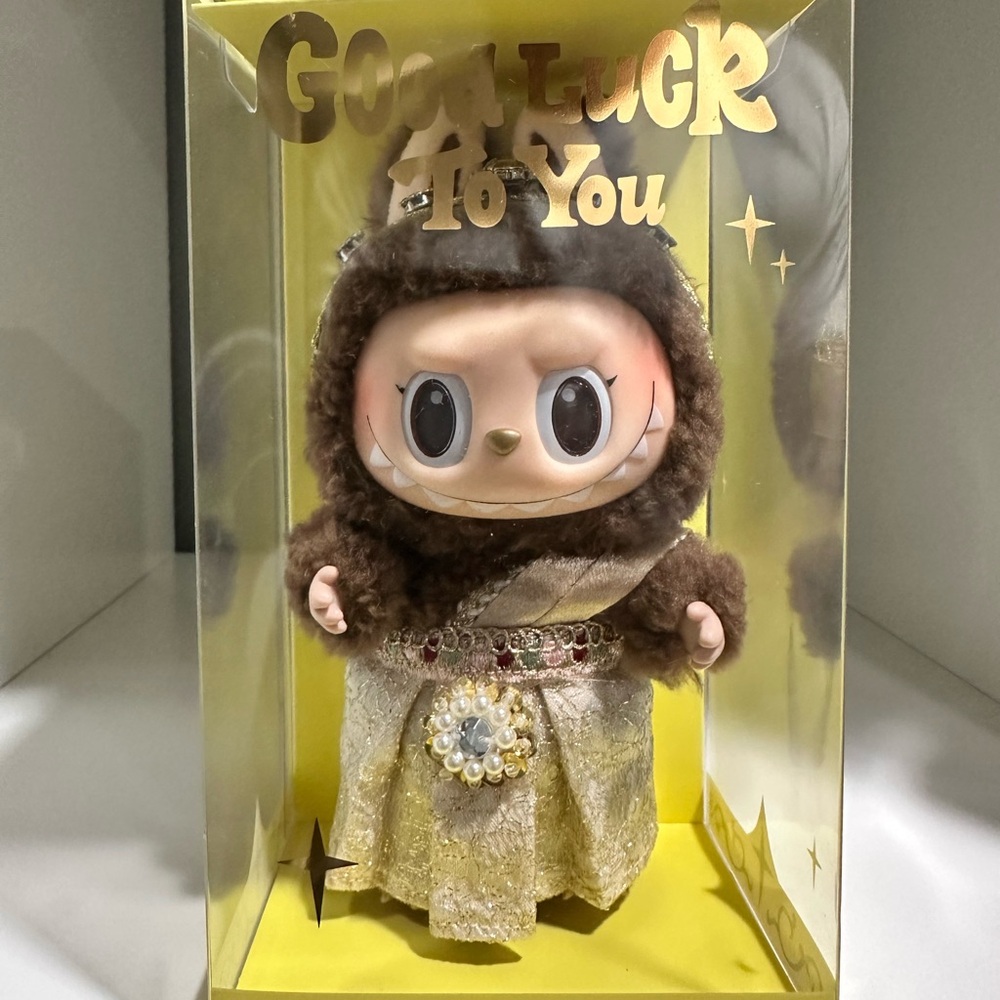 POP MART The Monsters – Labubu “Good Luck To You” Vinyl Plush Hanging Card